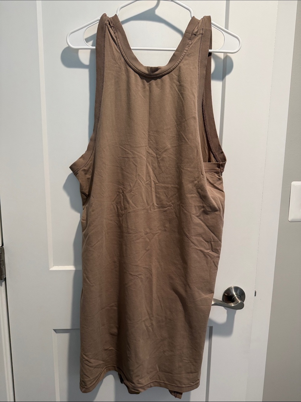 Free People Hot Shot Tunic Dress in Mocha Latte